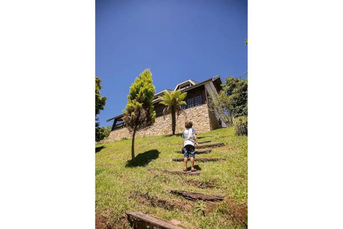 Casa Nas Montanhas Com Ofuro Villa Campos do Jordao Bagian luar foto
