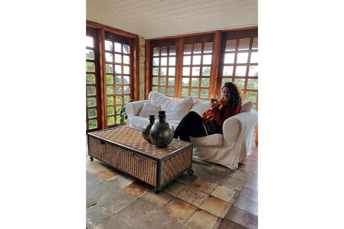 Casa Nas Montanhas Com Ofuro Villa Campos do Jordao Bagian luar foto
